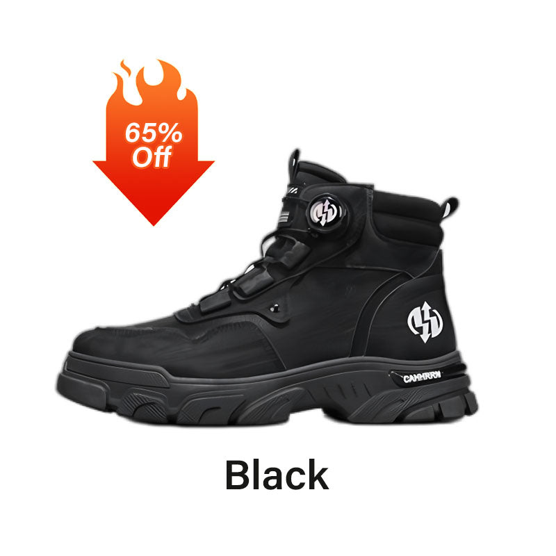 🔥49% OFF🔥Men's Outdoor Swivel Buckle Work Shoes 🔄👞 – Waterproof 💦, Anti-slip 🚶♂️, Comfortable , Breathable 🌬️