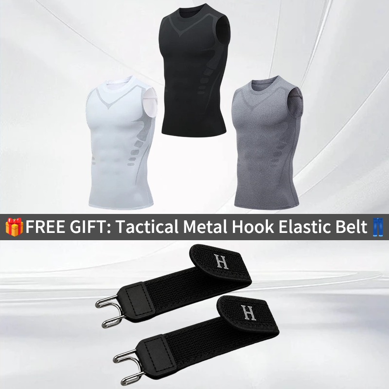 ๐ Ionische shapewear vest โ Compressie en verkoeling โ Body contouring en mouwloos โ Onzichtbaar onder kleding ๐ถ๏ธ