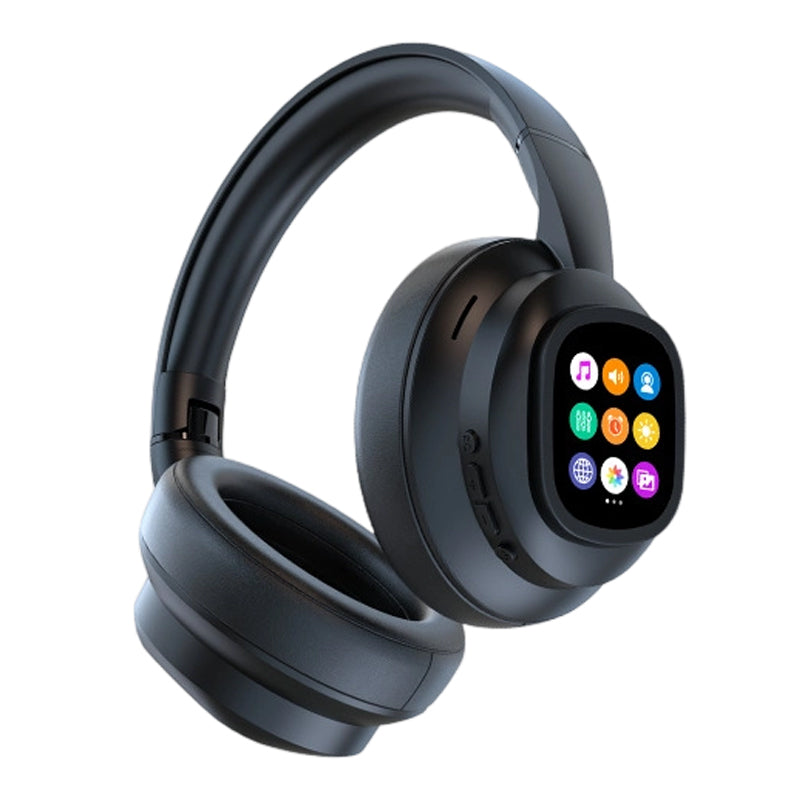 🎧 50% de réduction! ✨ Casque Bluetooth IA - Écran LCD intelligent et assistant vocal avec qualité sonore premium pour la musique et les appels 📱✨
