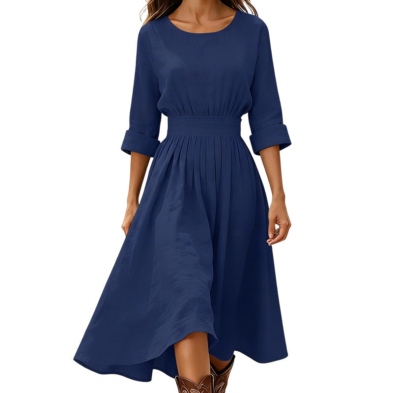⏰Laatste dag uitverkoop: 50% korting💃Casual zomerjurk met getailleerde taille voor dames