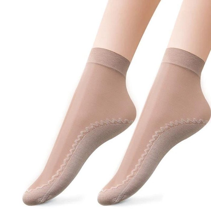 💥Koop 5 krijg  5 gratis🍃Silky antislipkatoenen sokken