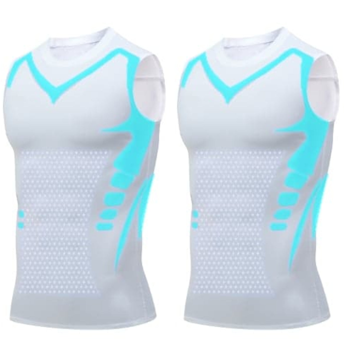 🎉 Ionische shapewear vest – Compressie en verkoeling – Body contouring en mouwloos – Onzichtbaar onder kleding 🕶️