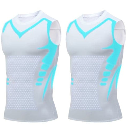 🎉 Ionische shapewear vest – Compressie en verkoeling – Body contouring en mouwloos – Onzichtbaar onder kleding 🕶️