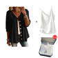 ⏰TIJDELIJKE KORTING⚡ Eenkleurige knoopblouse 👕 Dubbel te dragen als vest