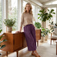 ⏰🔥 TIJDELIJK 50% KORTING! 👖 Lichtgewicht cropped broek voor dames met elastische taille (S-3XL) – Comfortabel, soepel vallend & perfect voor casual zomeroutfits ✨🌿