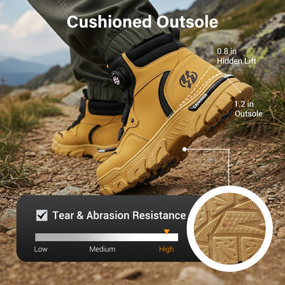 🔥49% OFF🔥Men's Outdoor Swivel Buckle Work Shoes 🔄👞 – Waterproof 💦, Anti-slip 🚶‍♂️, Comfortable , Breathable 🌬️