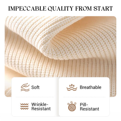 Vroege lente halflange gebreide trui voor dames🧥—Perfect om over T-shirts of onder jassen te dragen, ideaal voor zowel op kantoor als tijdens brunchafspraakjes💼