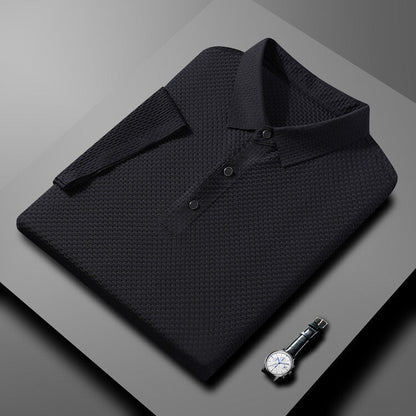 Herenijs Zijde Ademend Slank Business Korte Mouwen 🔥Koop er 2, gratis verzending🔥