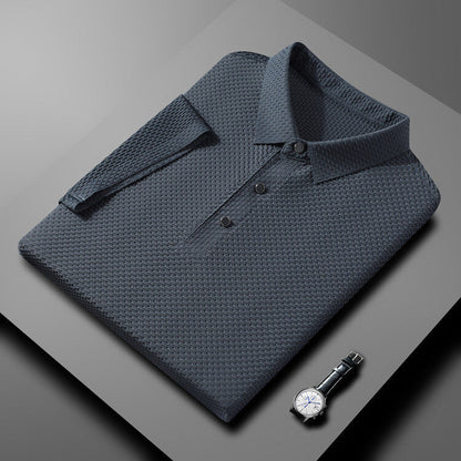 Herenijs Zijde Ademend Slank Business Korte Mouwen 🔥Koop er 2, gratis verzending🔥