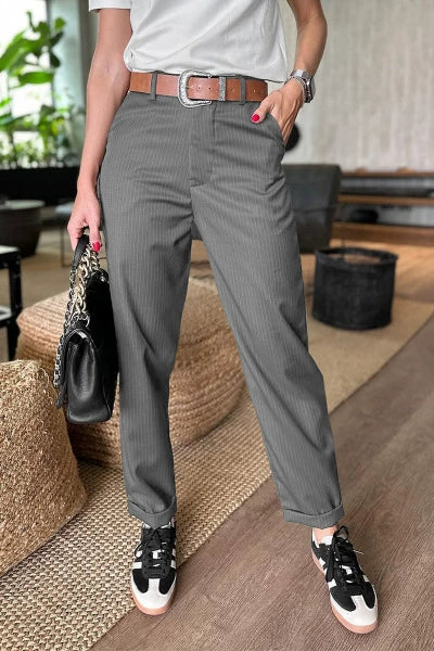 🔥 Must-Have! Rechte Blazerbroek met Hoge Taille – Stijlvol & Comfortabel 🍃