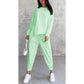 ⏰ Now only 50% off!🔥Women's Irregular Hem Top & Casual Pants Set