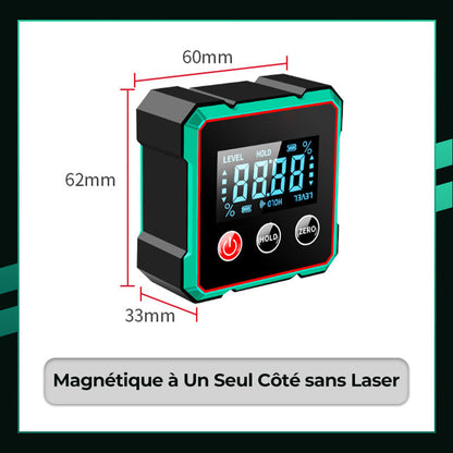 🔥Vente à chaud 61% de réduction🔥Détecteur d'angle numérique magnétique avec laser électronique