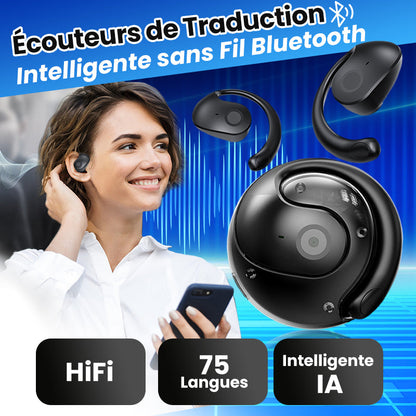 🔥NEW HOT SALE🎧Écouteurs de Traduction Intelligente sans Fil Bluetooth
