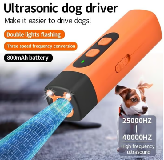 Ultrasonic Dog Bark Deterrent Device – Humane & Effective Dog Repeller
