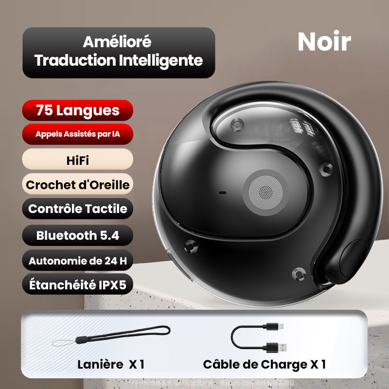 🔥NEW HOT SALE🎧Écouteurs de Traduction Intelligente sans Fil Bluetooth