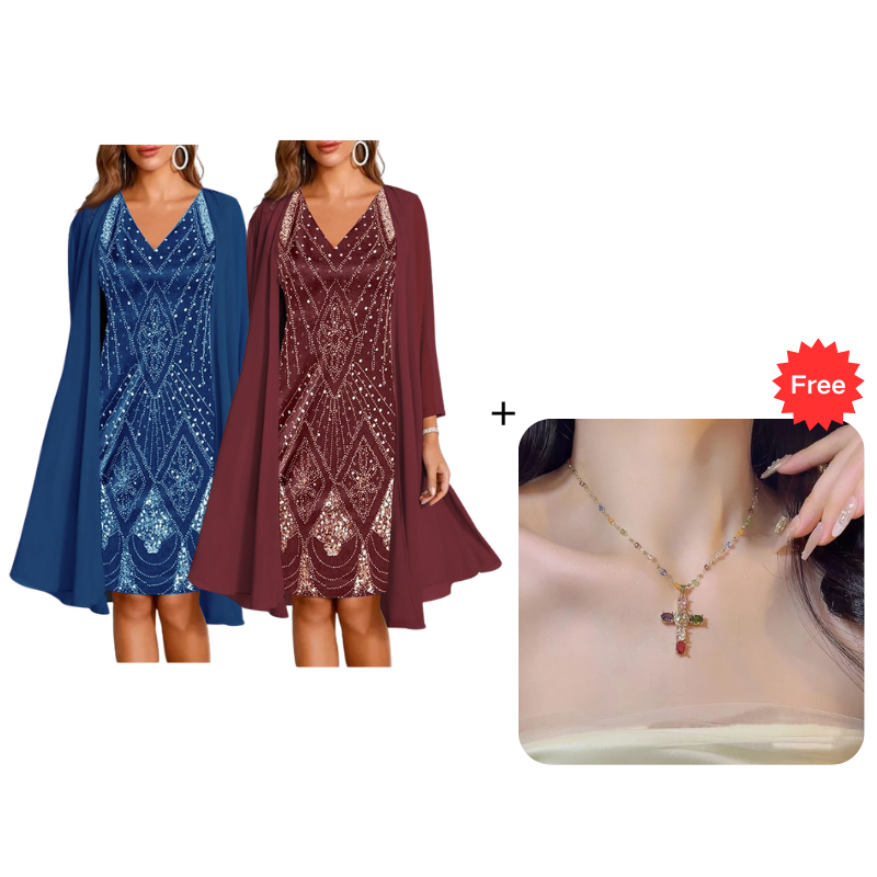 👗✨Nieuwe stijl 2026: chiffon jurk met 3D-digitale print!🔥