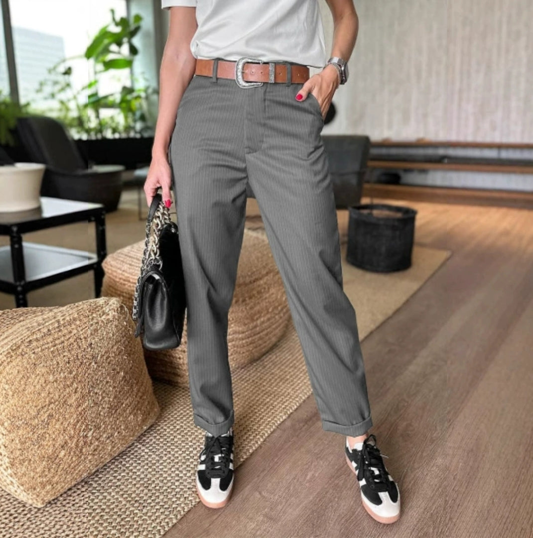 🔥 Must-Have! Rechte Blazerbroek met Hoge Taille – Stijlvol & Comfortabel 🍃