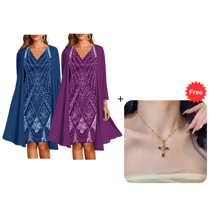 👗✨Nieuwe stijl 2026: chiffon jurk met 3D-digitale print!🔥