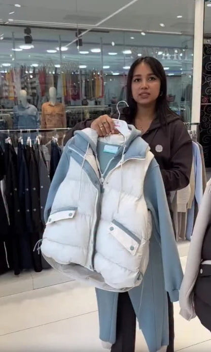 🔥Stock limité disponible 50% de réduction🔥NOUVEL ENSEMBLE AUTOMNE ET HIVER (Gilet + Sweat + Pantalon)