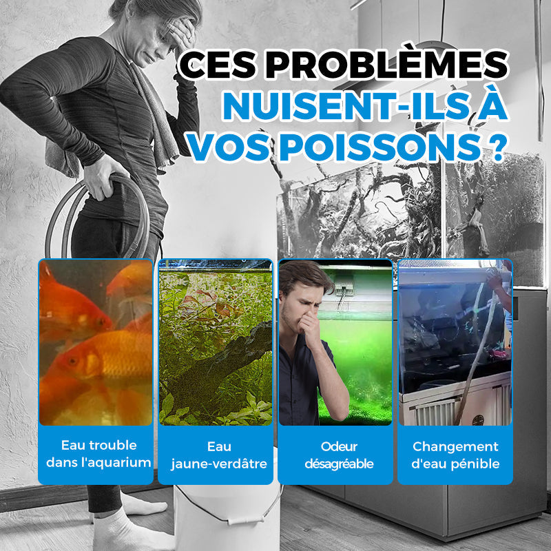 🔥Offre à durée limitée💦--Système de filtration automatique pour aquariums🐠