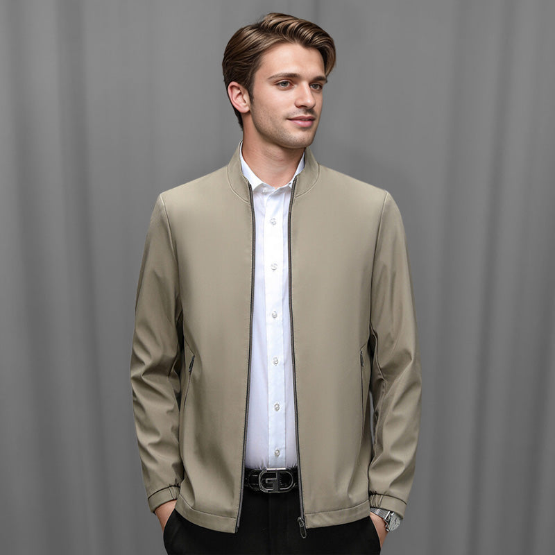 🔥Uitverkoop 49% korting✨Casual herenjack met opstaande kraag en ritssluiting