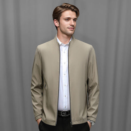 🔥Uitverkoop 49% korting✨Casual herenjack met opstaande kraag en ritssluiting
