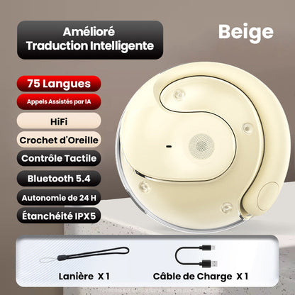 🔥NEW HOT SALE🎧Écouteurs de Traduction Intelligente sans Fil Bluetooth