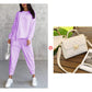 ⏰ Now only 50% off!🔥Women's Irregular Hem Top & Casual Pants Set