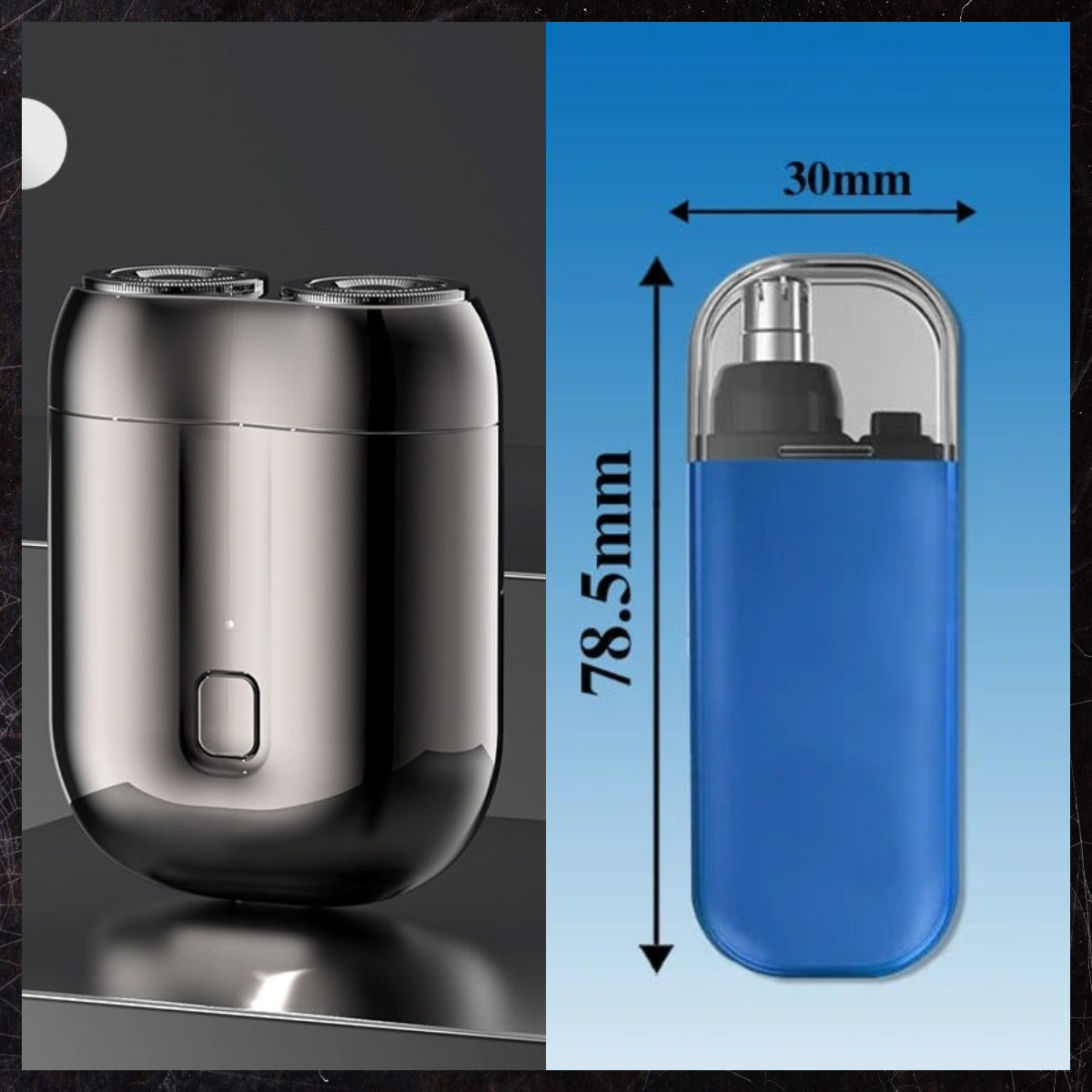 🔥🖤🎉HOT SALE🎁🎉2025 Nouveau rasoir de poche amélioré Mini rasoir USB