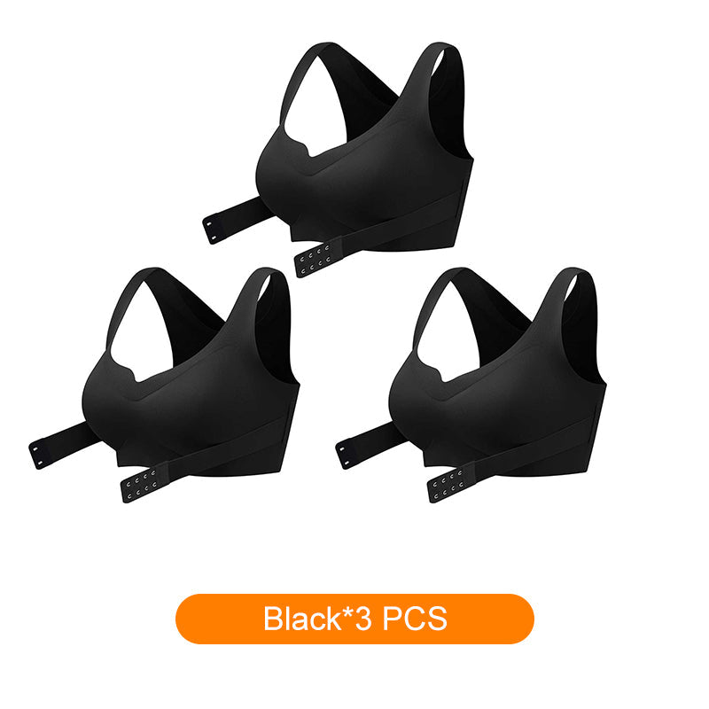 💕Cozy Naadloze Push Up BH met voorsluiting voor dames🎁