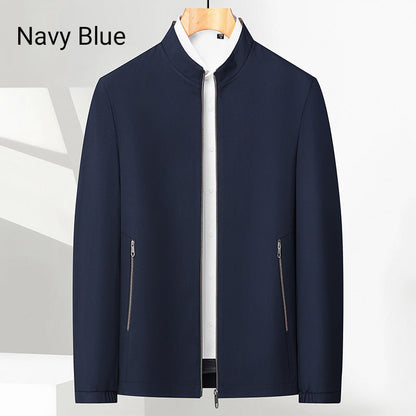 🔥Uitverkoop 49% korting✨Casual herenjack met opstaande kraag en ritssluiting