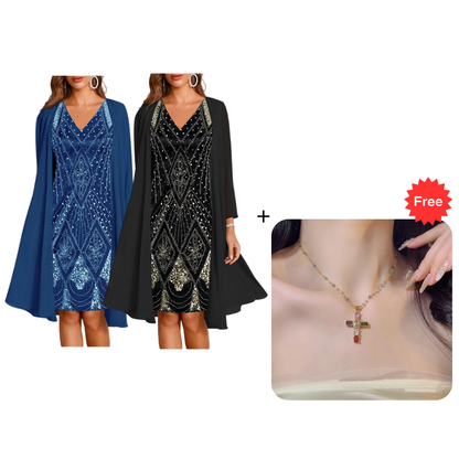 👗✨Nieuwe stijl 2026: chiffon jurk met 3D-digitale print!🔥