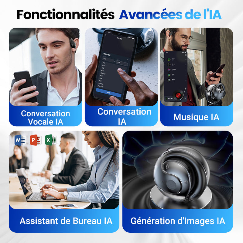 🔥NEW HOT SALE🎧Écouteurs de Traduction Intelligente sans Fil Bluetooth