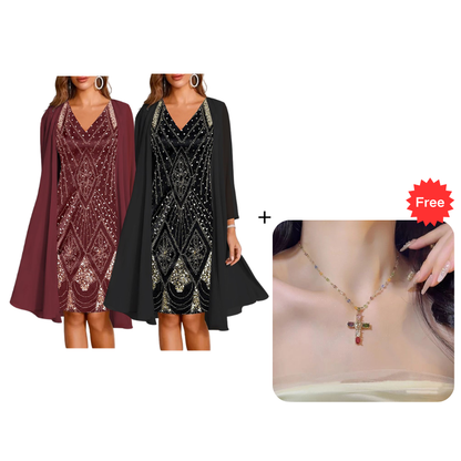 👗✨Nieuwe stijl 2026: chiffon jurk met 3D-digitale print!🔥