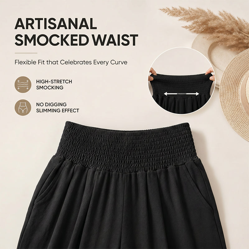 ⏰🔥 TIJDELIJK 50% KORTING! 👖 Lichtgewicht cropped broek voor dames met elastische taille (S-3XL) – Comfortabel, soepel vallend & perfect voor casual zomeroutfits ✨🌿