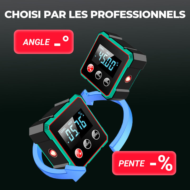 🔥Vente à chaud 61% de réduction🔥Détecteur d'angle numérique magnétique avec laser électronique