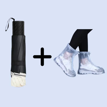 ☔ 50% OFF ! 🌬️ 12-Baleines Parapluie Grand - Résistant au Vent, Pliable et Léger 📦✨