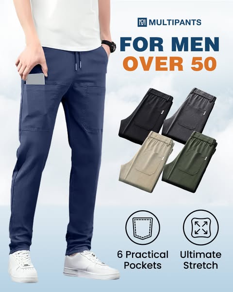 🔥SPRING DAY SALE £13.98!!⚡50K+ SOLD!🔥MultiPants – High Stretch Multi-pocket Durable Cargo Pants