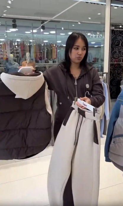 🔥Stock limité disponible 50% de réduction🔥NOUVEL ENSEMBLE AUTOMNE ET HIVER (Gilet + Sweat + Pantalon)