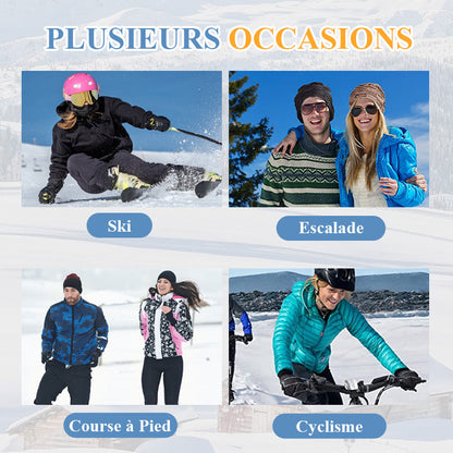 🔥VENTE CHAUDE 🔥Écharpe Bonnet Tricoté Hiver Femme 3-en-1 Cagoule