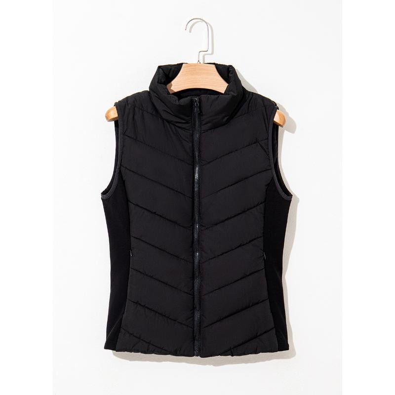 💖SOLDES 50 % DE RÉDUCTION✨️Gilet matelassé sans manches à fermeture éclair pour femme💗-Confortable sans être encombrant