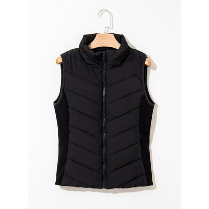 💖SOLDES 50 % DE RÉDUCTION✨️Gilet matelassé sans manches à fermeture éclair pour femme💗-Confortable sans être encombrant