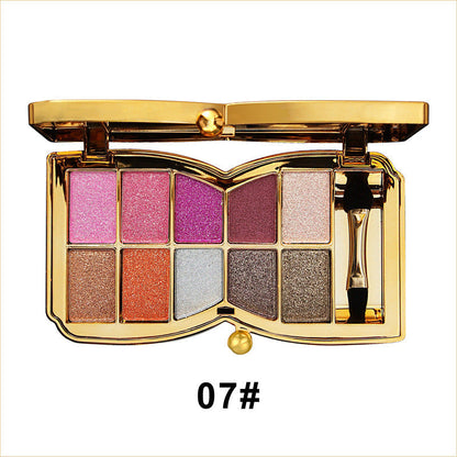 🔥49% de réduction le dernier jour✨Palette de 10 couleurs de fard à paupières pailleté scintillant