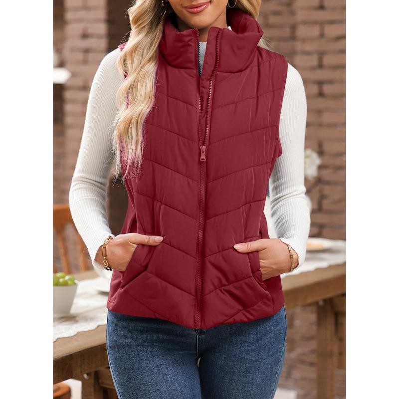 💖SOLDES 50 % DE RÉDUCTION✨️Gilet matelassé sans manches à fermeture éclair pour femme💗-Confortable sans être encombrant