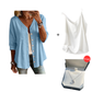 ⏰TIJDELIJKE KORTING⚡ Eenkleurige knoopblouse 👕 Dubbel te dragen als vest