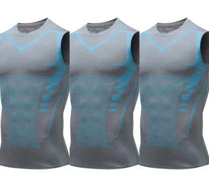 🎉 Ionische shapewear vest – Compressie en verkoeling – Body contouring en mouwloos – Onzichtbaar onder kleding 🕶️