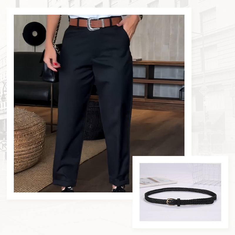 🔥 Must-Have! Rechte Blazerbroek met Hoge Taille – Stijlvol & Comfortabel 🍃