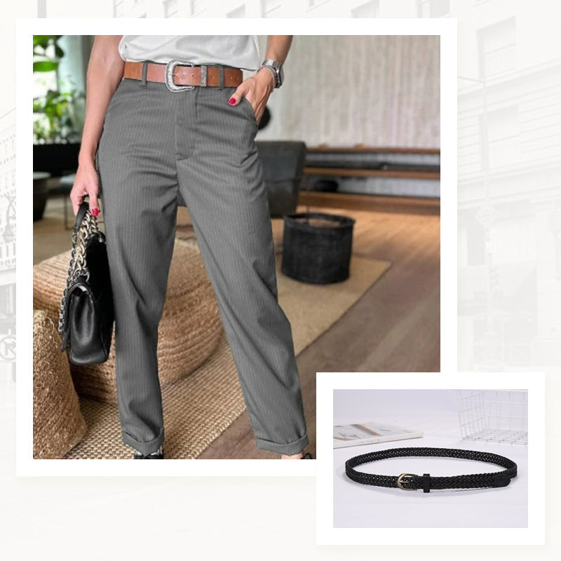 🔥 Must-Have! Rechte Blazerbroek met Hoge Taille – Stijlvol & Comfortabel 🍃