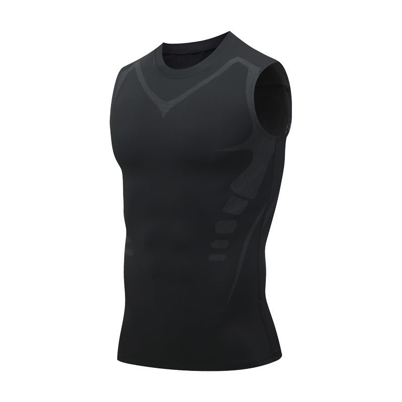 🎉 Ionische shapewear vest – Compressie en verkoeling – Body contouring en mouwloos – Onzichtbaar onder kleding 🕶️