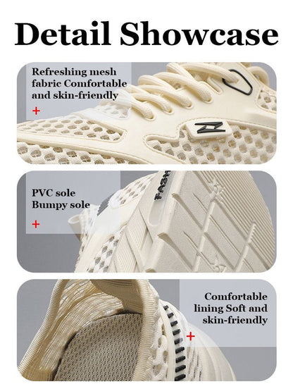 🌺Nieuwe artikelen 2025 - 50% KORTING🌺Uitgeholde ademende casual veelzijdige tennisschoenen